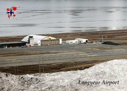 Svalbard Islands Longyerbyen Airport Aerial View New Postcard Spitzbergen Flughafen AK - Norway