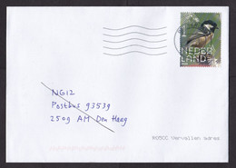 Netherlands: Cover, 2020, 1 Stamp, Titmouse Bird, Retour, Returned, Printed Address Cancelled (traces Of Use) - Covers & Documents