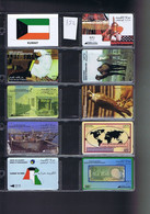 Télécartes Carte Telephonique Phonecard Koweit  13 Cartes - Kuwait