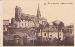 Eglise De Lobbes, Vue Du Chemin De Fer. - Lobbes