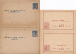 2 DOUBLES  CARTES ENTIERS POSTAL REPLY POSTAUX NEW ZELAND ZEALAND - Andere & Zonder Classificatie