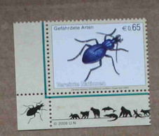 Vi09-01 : Nations-Unies (Vienne) / Protection De La Nature - Carabe (Carabus Intricatus) - Neufs