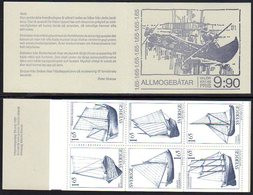 SWEDEN 1981 Traditional Boats Booklet MNH / **.  Michel MH83 - 1981-..