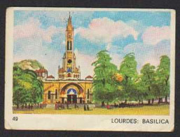 Figurina 49 Francia Lourdes Basilica France Lourdes France Basilique De Lourdes FAS00137 - Autres & Non Classés