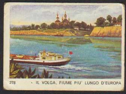 Figurina 278 Russia URSS Fiume Volga Russia USSR River Russie URSS Rivière FAS00138 - Sonstige & Ohne Zuordnung