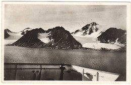 NORVEGE   MAGDANELA BAY   Glacier Adam  Carte Photo  1938 - Norway