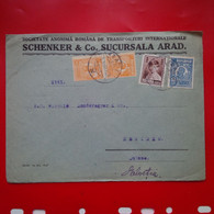 LETTRE ROUMANIE ARAD POUR HERISAU SUISSE SCHENKER AND CO - Covers & Documents