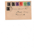 ALLEMAGNE - LETTRE OCCUPATION INTERALLIEE AFFRANCHIE N° 32 X3 + N° 33-34 -35-ET 39 -ANNEE 1948 - Other & Unclassified