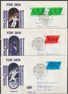Bund FDC 1980 Nr.1046 -1048 Sporthilfe Fußball, Dressurreiten, Skilanglauf ( D 2568 ) Günstige Versandkosten - 1971-1980