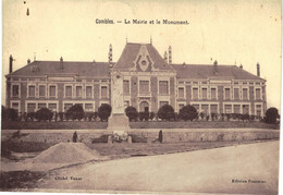 Carte POSTALE  Ancienne  De  COMBLES - Mairie & Le Monument - Combles