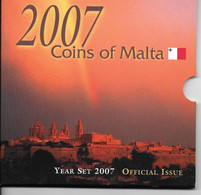 MALTE 2007 COFFRET NEUF LOT 8 PIECES NEUVES VOIR SCANS - Malta