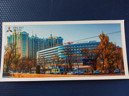 Modern POSTCARD - Kazakhstan. Almaty Central Hotel Soviet Architecture - 2000s - Kazachstan