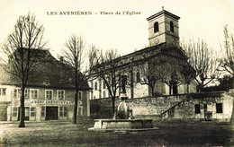 11463 - Isére  - LES AVENIERES  : Distillerie - J.BERT . CHENEVET & Cie  PLACE De L'EGLISE  Circulée En 1910 - Les Avenières