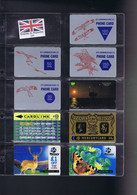 Télécartes Carte Telephonique Phonecard Grande Bretagne 182 Cartes Dont 9 Neuves - Collections