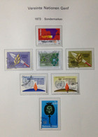 UNITED NATIONS,  Geneva, Cancelled Stamps, 1973 - Oblitérés