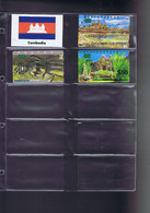 Télécartes Carte Telephonique Phonecard Cambodge 3 Cartes - Cambodia