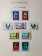 UNITED NATIONS,  Geneva, Cancelled Stamps, 1977 - Oblitérés