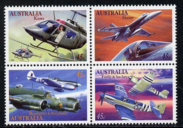 Australia 1996 Military Aviation Set Of 4 Unmounted Mint SG 1578a - Otros & Sin Clasificación