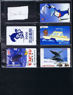 Télécartes Carte Telephonique Phonecard Japon Japan  Theme Dauphin Pingouin Loutre  39 Cartes - Dolphins