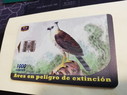 COSTA RICA 1000 COLONES  BIRD PELIGRO DE EXTINCION   CHIPCARD   Fine Used Card  ** 3611** - Costa Rica