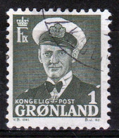 Greenland Single Stamp From The 1950 Definitive Set. - Gebraucht