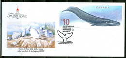 Baleine / Whale; Marie-N. Goffin; Hôtel Tadoussac; Timbre Scott # 2405 Stamp; PPJ / FDC (0338) - Covers & Documents