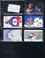 Télécartes Carte Telephonique Phonecard Japon Japan  Theme Noel St Valentin Clown 16 Cartes - Christmas