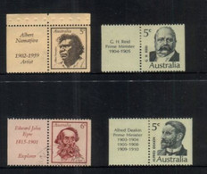 (Stamps 26-10-2020) 4 Australian Stamps With TAB Attached - Other & Unclassified