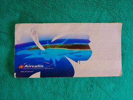Ticket Pouch Aircalin Airlines N-C. - Artículos De Papelería