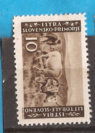 26.SLOV-  1945  ISTRA SLOVENIA  ITALIA JUGOSLAVIA  AGRARIA   PERF 10 1-2-- 11 1-2 MNH - Agriculture