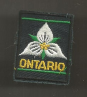 JC , écusson Tissu , Scouts , Scout , Scoutisme , ONTARIO , CANADA - Padvinderij