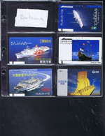 Télécartes Carte Telephonique Phonecard Japon Japan Theme Bateau 50 Cartes - Bateaux