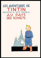 Carte Postale / Postkaart - Kuifje/Tintin - Milou/Bobbie - Haddock - Tournesol - Tintin Au Pays Des Soviets - Philabédés