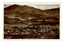 Ref 1413 - Real Photo Postcard - Pitlochry And Ben-Y-Vrackie - Perthshire Scotland - Perthshire