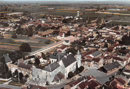 MONTS-sur-GUESNES - Vue Panoramique Aérienne - Château - Stade - Monts Sur Guesnes