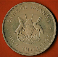 OUGANDA / UGANDA / FIVE SHILLING / 1968 / FDC - Oeganda