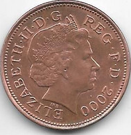 Great Britain 2 Pence 2000  Km 987   Unc/ms63 - 2 Pence & 2 New Pence