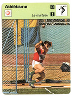 Athlétisme LE MARTEAU Sport Fiche Illustrée Documentée - Sport