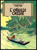 Carte Postale / Postkaart - Kuifje/Tintin - Milou/Bobbie - Haddock - Tournesol - L'oreille Cassée / Het Gebroken Oor - Philabédés (comics)