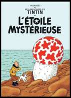 Carte Postale / Postkaart - Kuifje/Tintin - Milou/Bobbie - Haddock - L'étoile Mystérieuse / De Geheimzinninge Ster - Philabédés