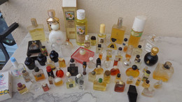 74 Miniatures Et Flacons De Parfum Ou Eau De Toilette Dont Certains Plein Ou En Parti. Chanel , Paco Rabane Et Autres. - Non Classés