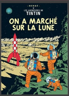 Carte Postale /Postkaart Kuifje/Tintin - Milou/Bobbie - Haddock - Tournesol -On A Marché Sur La Lune / Mannen Op De Maan - Philabédés (fumetti)