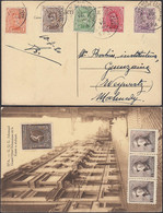 Belgique 1920 - Carte Postale Illustrée Vers Weywertz COB Nº 135/139 Du SPA - Conference Diplomatique.(DD) DC-9524 - 1915-1920 Albert I