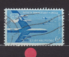 USA STAMPS : B-52 Superfortress & F-104 Starfighters  : Mi:US 717- Sn:US C49- Yt:US PA49- Sg:US A109  Used    Année 1957 - Andere & Zonder Classificatie