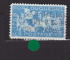 USA STAMPS :British Capture Of Fort Duquesne    Mi:US 742- Sn:US 1123- Yt:US 656- Sg:US 1122    Used    Année 1958 - Andere & Zonder Classificatie