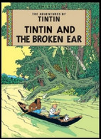 Carte Postale /Postkaart Anglais - Kuifje/Tintin - Milou/Bobbie - Haddock - L'oreille Cassée / Tintin And The Broken Ear - Philabédés