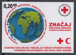 Bosnia And Herzegovina 2015 Red Cross Croix Rouge Rotes Kreuz Tax Charity Surcharge, Selfadhesive Stamp MNH - Rotes Kreuz