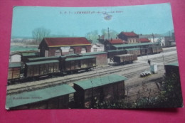 C P Lumbres La Gare Couleur - Lumbres