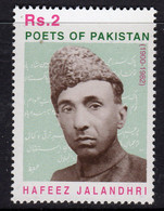 Pakistan 2001 Poets Of Pakistan, Hafeez Jalandhri, MNH, SG 1126 (E) - Pakistan