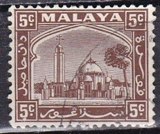 Malaya, 1935/41 - 5c (Serlangor) Mosque At Klang - Nr.47 Usato° - Malaya (British Military Administration)